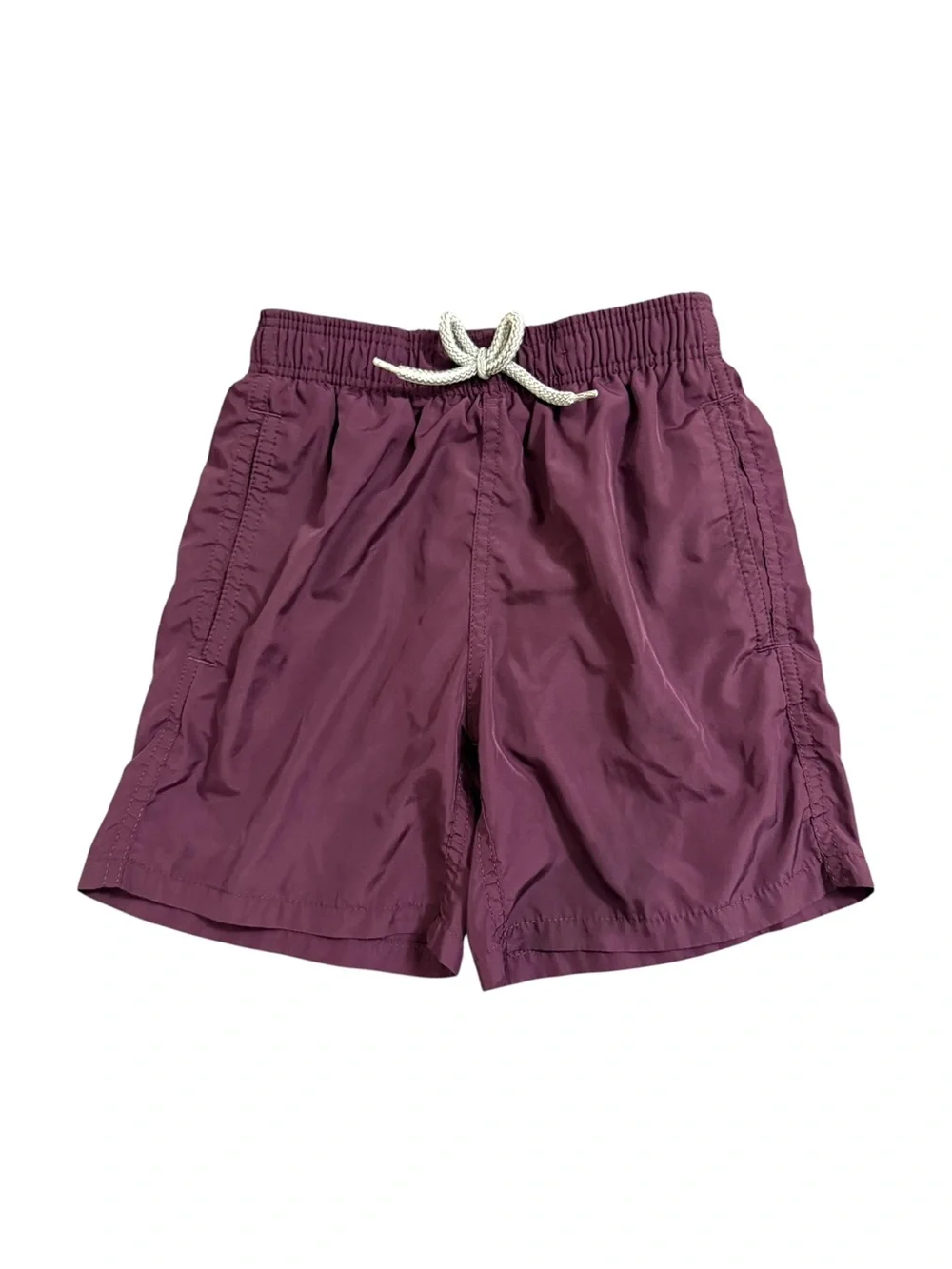 Vilebrequin Swim Trunks Boys Size 8 Solid Plum Purple